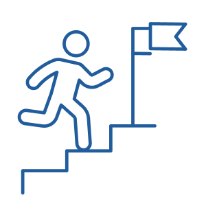 階段のぼるアイコン