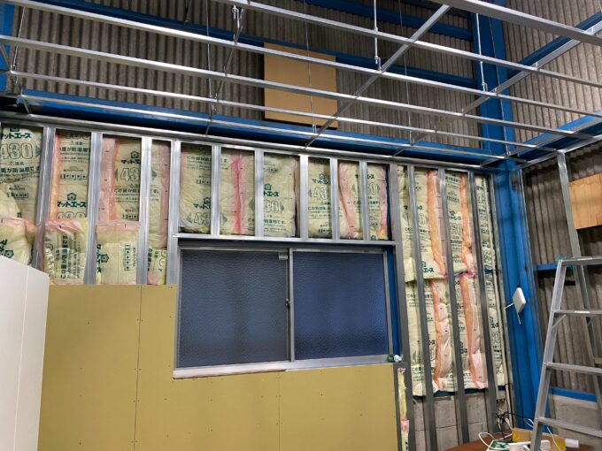 愛知県海部郡　LGS　間仕切り工事